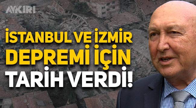 Ahmet Övgün Ercan, İstanbul ve İzmir depremi için tarih verdi!
