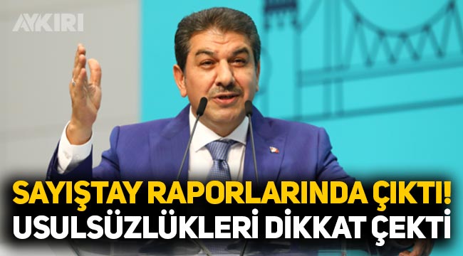 AKP'li Tevfik Göksu, Sayıştay raporlarına takıldı: İhalelerde usulsüzlükler dikkat çekti