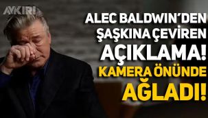 Alec Baldwin'den şaşkına çeviren açıklama!