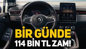 Araba alacaklara kötü haber: Renault Clio'ya bir günde 114 bin TL zam geldi!