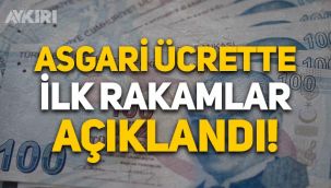 Asgari ücret için ilk rakam verildi! Asgari ücret ne kadar olacak? Asgari ücret teklifleri ne kadar?