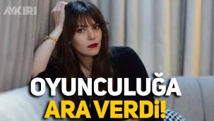 Aslı Enver oyunculuğa ara verdi