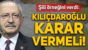 Aytunç Erkin, Şili örneğini verdi: Kemal Kılıçdaroğlu karar vermeli