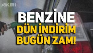 Benzine 44 kuruş zam geldi