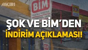 BİM ve ŞOK'tan indirim açıklaması! Marketlerdeki fiyatlarda indirim olacak mı?