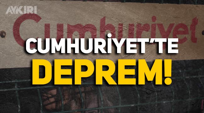 Cumhuriyet'te kriz! Genel yayın yönetmeni Aykut Küçükkaya görevden alındı