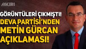 DEVA Partisi'nden Metin Gürcan hakkında ilk açıklama