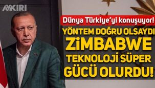 Dünya Türkiye'yi konuşuyor: Ekonomi yöntemi doğru olsaydı Zimbabwe teknoloji süper gücü olurdu
