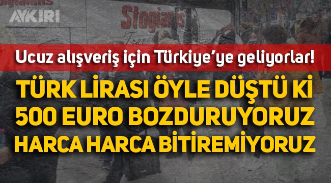 Edirne'ye gelen Bulgarlar: "500 euro bozduruyoruz, harca harca bitiremiyoruz. Araba tamamen doldu"