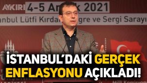 Ekrem İmamoğlu, İstanbul'daki gerçek enflasyonu açıkladı
