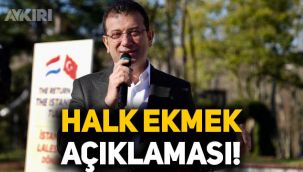 Ekrem İmamoğlu'ndan Halk Ekmek açıklaması