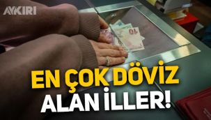 En çok döviz alan şehirler belli oldu