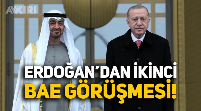 Erdoğan, BAE Veliaht Prensi Bin Zayid ile görüştü