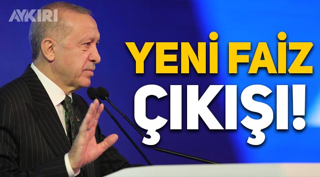 Erdoğan'dan faiz çıkışı: Bu can bu tende oldukça faiz sebep enflasyon neticedir