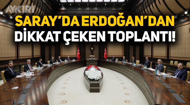 Erdoğan'dan Saray'da dikkat çeken toplantı: Politika Kurulu başkan vekilleriyle görüştü