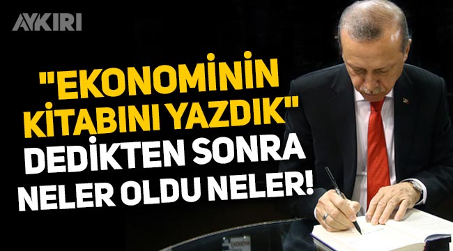Erdoğan, "Ekonominin kitabını yazdık" dedikten sonra dolar 7 lira arttı, tüm ürünlere zamlar geldi!