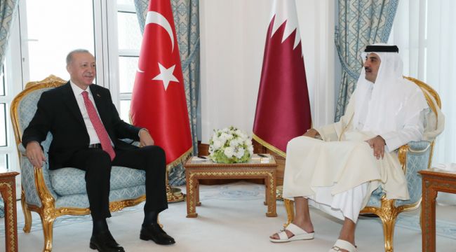 Erdoğan ile Katar Emiri Şeyh Temim görüştü!