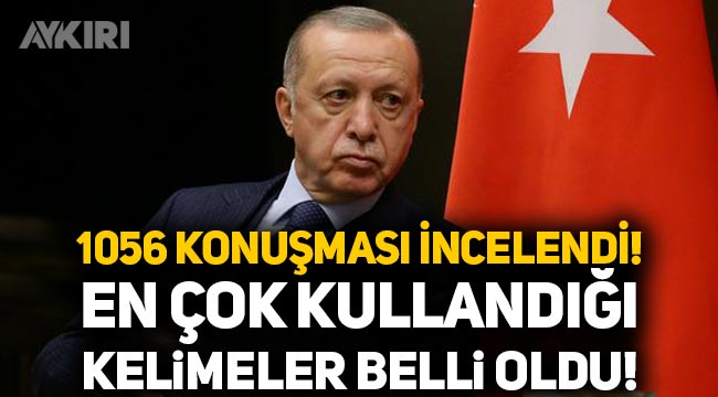 Erdoğan'ın en çok kullandığı kelimeler belli oldu! Bloomberg, 2014'ten beri 1056 konuşmasını inceledi