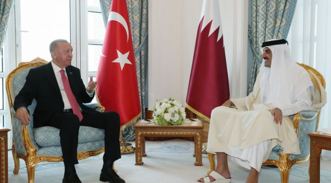 Erdoğan, Katar Emiri ile görüştü!