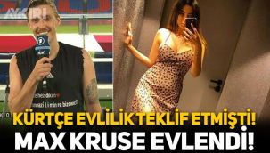 Eski Fenerbahçeli Max Kruse, Dilara Mardine ile evlendi!