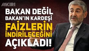 Faiz indirimi olacak mı? Nureddin Nebati'nin kardeşi Seydullah Nebati, Merkez Bankası'nın faizi indireceğini açıkladı