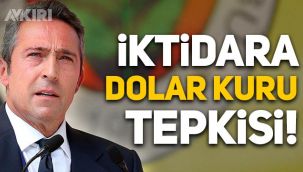 Fenerbahçe Başkanı Ali Koç'tan hükümete dolar kuru tepkisi: Belimiz kırıldı