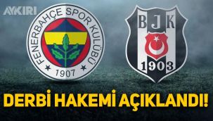Fenerbahçe Beşiktaş derbisinin hakemi Fırat Aydınus oldu!