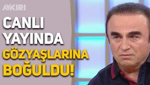 Fısfıs İsmail rolüyle tanınan Süleyman Yağcı, canlı yayında gözyaşlarına hakim olamadı