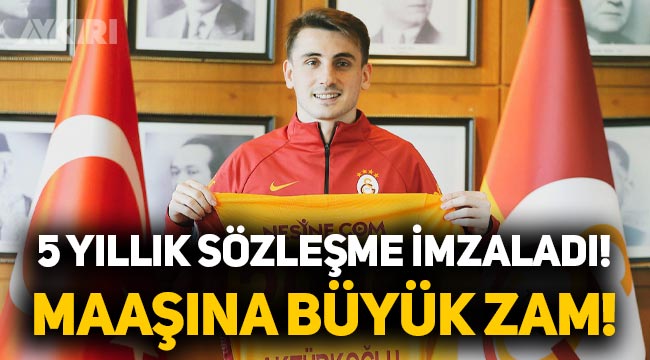 Galatasaray'da Kerem Aktürkoğlu gelişmesi: 5 yıllık sözleşme imzaladı