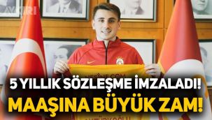 Galatasaray'da Kerem Aktürkoğlu gelişmesi: 5 yıllık sözleşme imzaladı