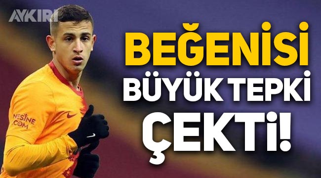 Galatasaray'ın genç futbolcusu Bartuğ Elmaz'dan olay beğeni! Sosyal medyada tepki çekti