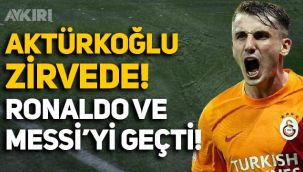 Galatasaraylı Kerem Aktürkoğlu, Ronaldo ve Messi'yi geçti