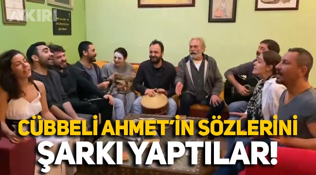 Haluk Bilginer, Cübbeli Ahmet'in "'Öp beni, yut beni, yala beni...' sözlerini şarkı yaptı