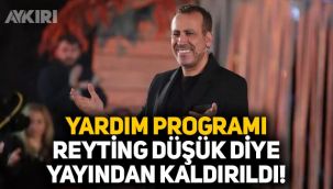 Haluk Levent'in yardım programı reytingler düşük diye yayından kaldırıldı!