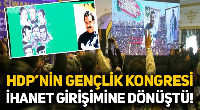 HDP'nin Diyarbakır'daki kongresi ihanet girişimine dönüştü: PKK ve Öcalan sloganları atıldı
