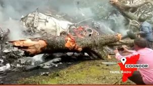 Hindistan'da Genelkurmay Başkanı'nı taşıyan helikopter düştü