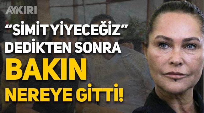 Hülya Avşar, "Simit yiyeceğiz" dedikten sonra lüks mekanda yemek yemiş!