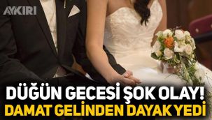 İstanbul'da düğün gecesi şaşırtan olay: Damat gelinden dayak yedi, boşanma davası açtı