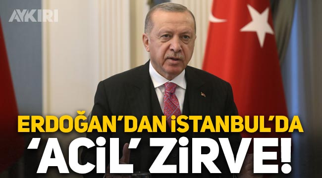 İstanbul'da kritik zirve: Erdoğan, Hazine ve Maliye Bakanı Nureddin Nebati ve Merkez Bankası Başkanı Şahap Kavcıoğlu ile görüşecek