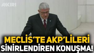 İYİ Partili Müsavat Dervişoğlu'ndan TBMM'de AKP'lileri kızdıran konuşma!