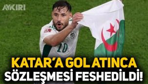 Katar'a gol atan Cezayerli Mohamed Belaili'nin sözleşmesi feshedildi