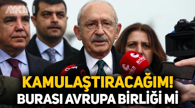Kemal Kılıçdaroğlu: Bütün yolları kamulaştıracağım, hepsini Türk Lirası'na çevireceğim! 
