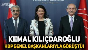 Kemal Kılıçdaroğlu, HDP'li Pervin Buldan ve Mithat Sancar ile görüştü