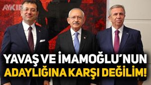 Kemal Kılıçdaroğlu'ndan yeni çıkış: Ekrem İmamoğlu ve Mansur Yavaş’ın adaylığına karşı değilim
