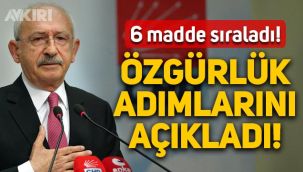 Kemal Kılıçdaroğlu'ndan yeni video: İlk 6 aydaki özgürlük adımlarını açıkladı