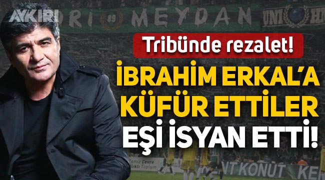 Kocaelispor Erzurumspor maçında rezalet! İbrahim Erkal'a küfür ettiler, eşi Filiz Erkal isyan etti