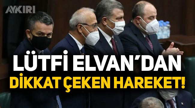 Lütfi Elvan'dan yeni hamle! Erdoğan'ı ayakta alkışladı