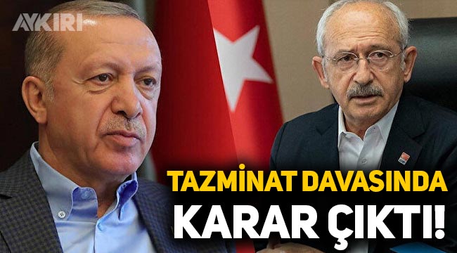 Mahkemeden karar çıktı: Kemal Kılıçdaroğlu, Erdoğan'a tazminat ödeyecek
