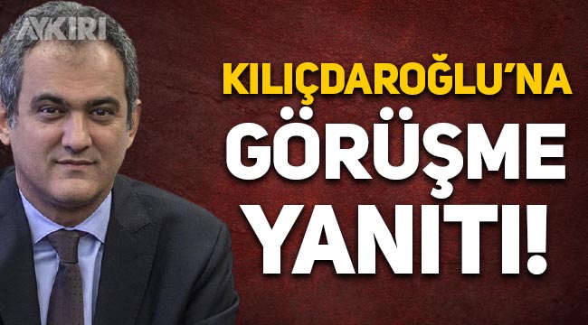Mahmut Özer'den Kemal Kılıçdaroğlu'na görüşme yanıtı