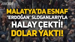 Malatya'da esnaflar dolar düştü diye